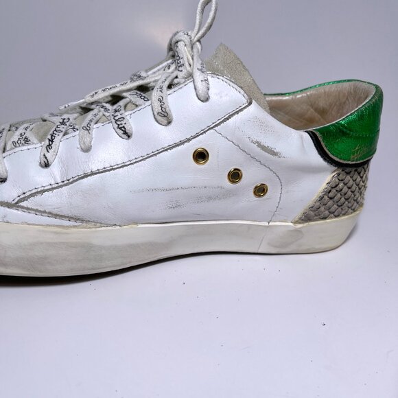 Philippe Model Distressed Leather Sneakers - Picture 10 of 16